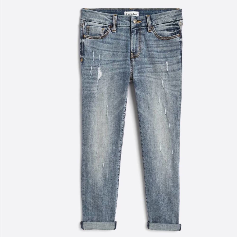 Studio blue kenova capri jean. Blue- 6